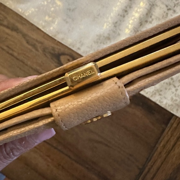 Chanel Tan Wallet w/Coin Purse - Picture 7 of 17